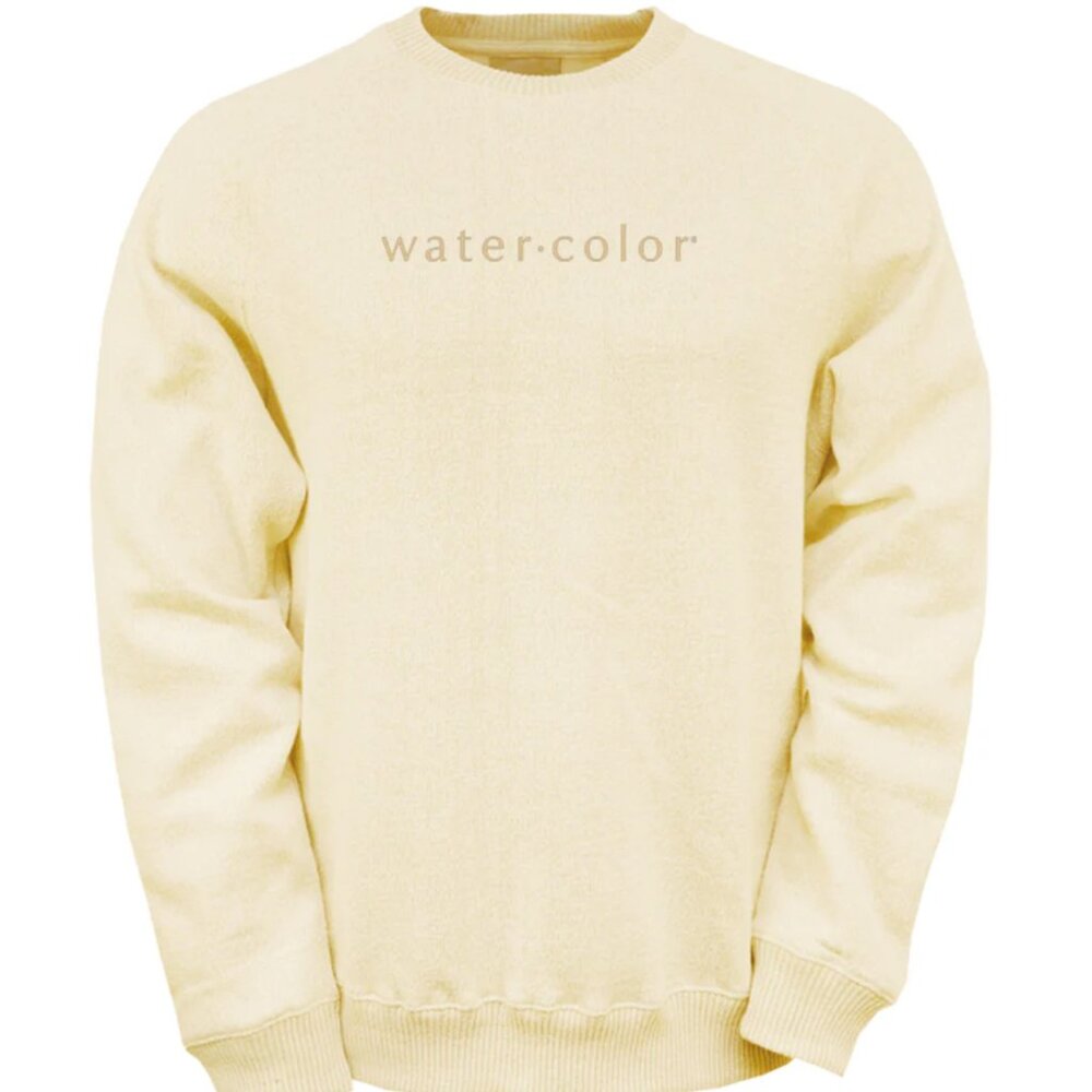 Watercolor | Island Yellow Bennett Raglan Crew